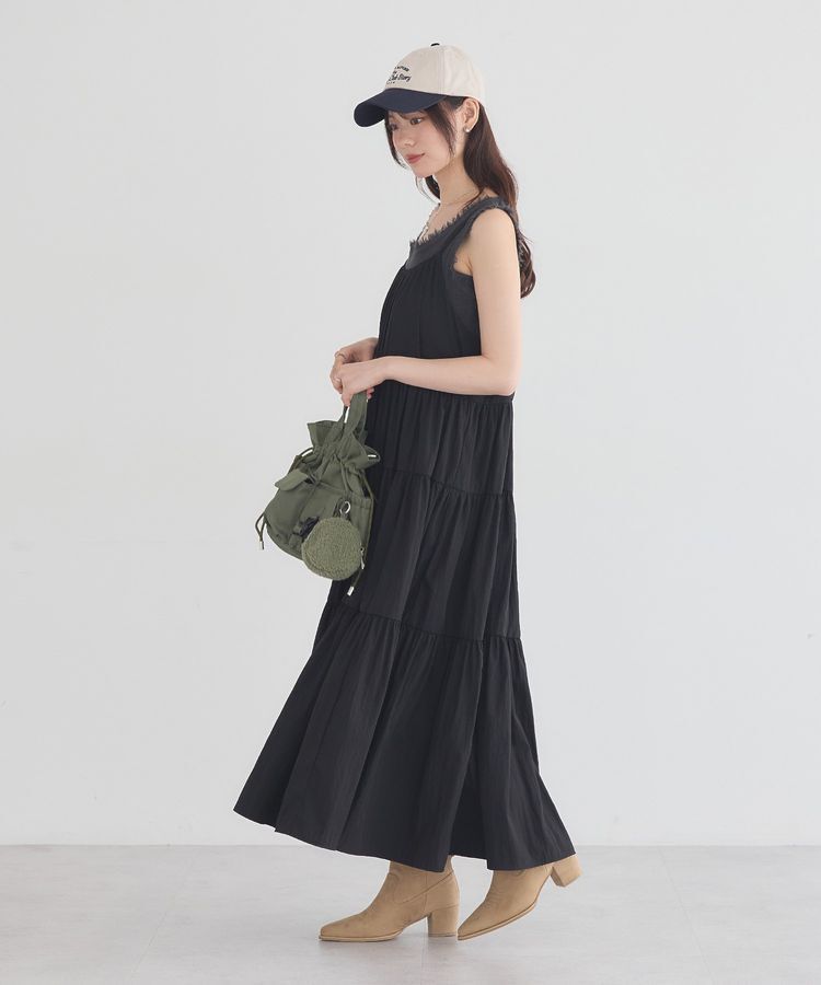 earth music&ecology「ティアードキャミワンピース」|ワンピース|