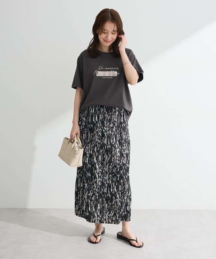 Green Parks「【適ON】箔プリントロゴTシャツ」|Tシャツ・カットソー|