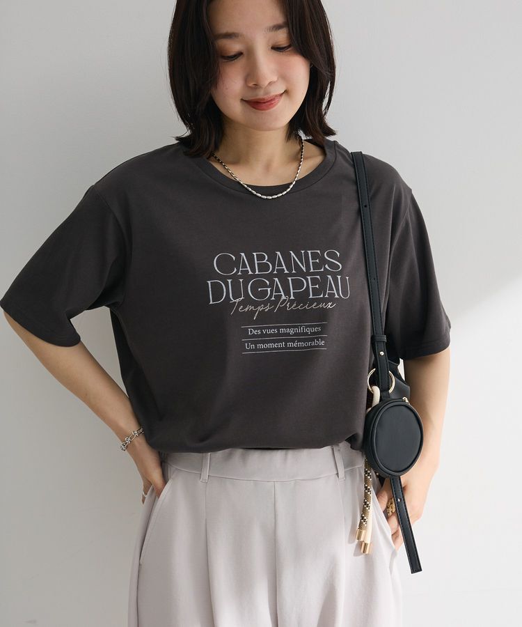 Green Parks「【適ON】多段きれい目ロゴTシャツ」|Tシャツ・カットソー|