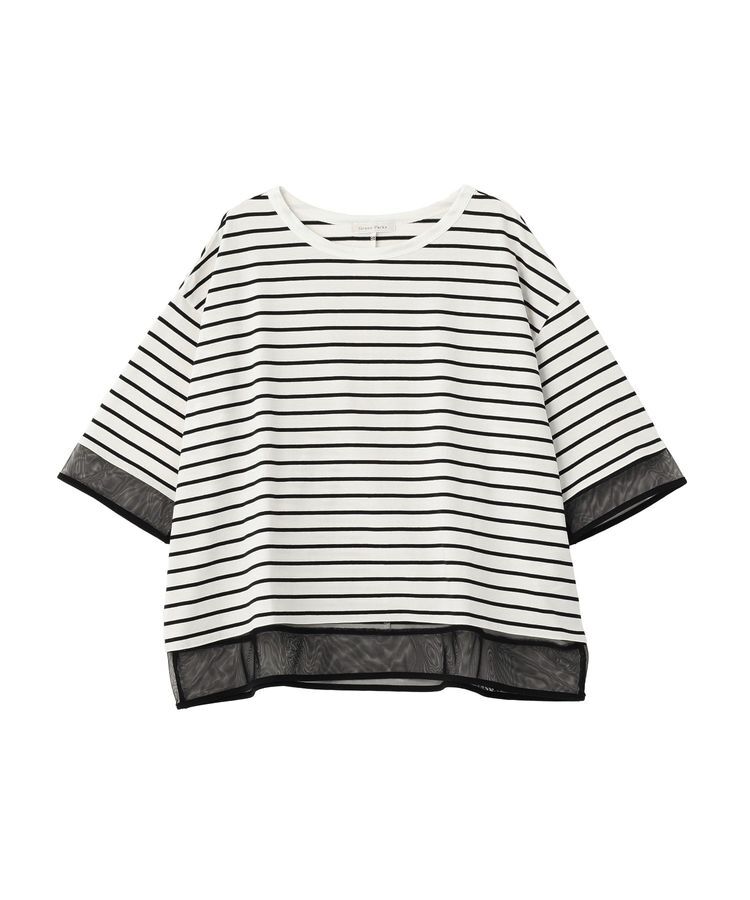 Green Parks「【適ON】遮熱チュールドッキングプルオーバー」|Tシャツ・カットソー|