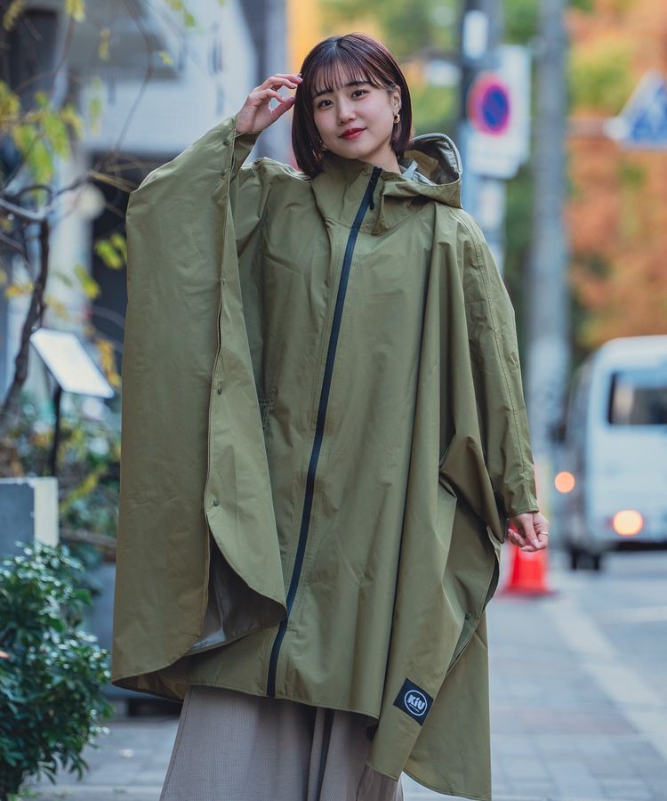 Green Parks「【KiU】RAIN PONCHO -2ND」|その他|Khaki