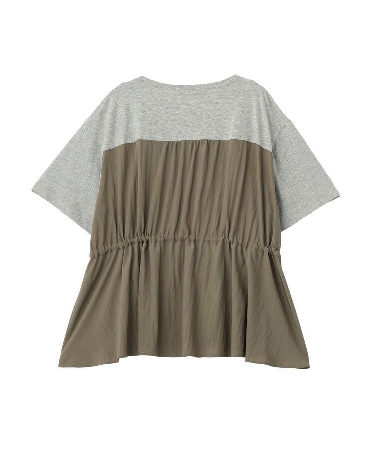 Green Parks「異素材ドッキングプルオーバー」|Tシャツ・カットソー|
