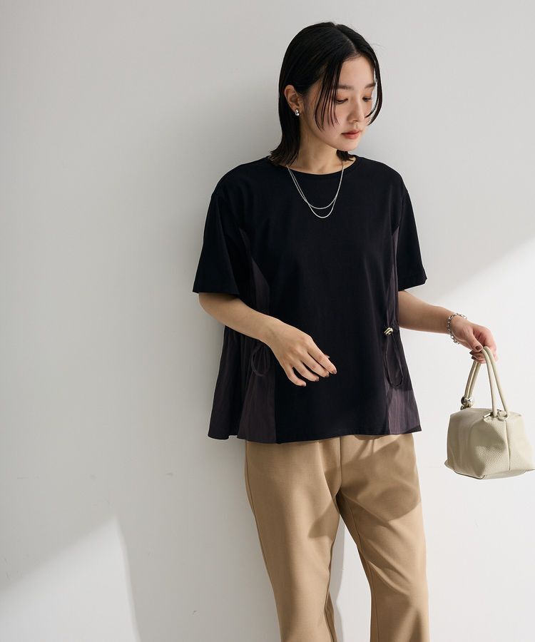 Green Parks「異素材ドッキングプルオーバー」|Tシャツ・カットソー|