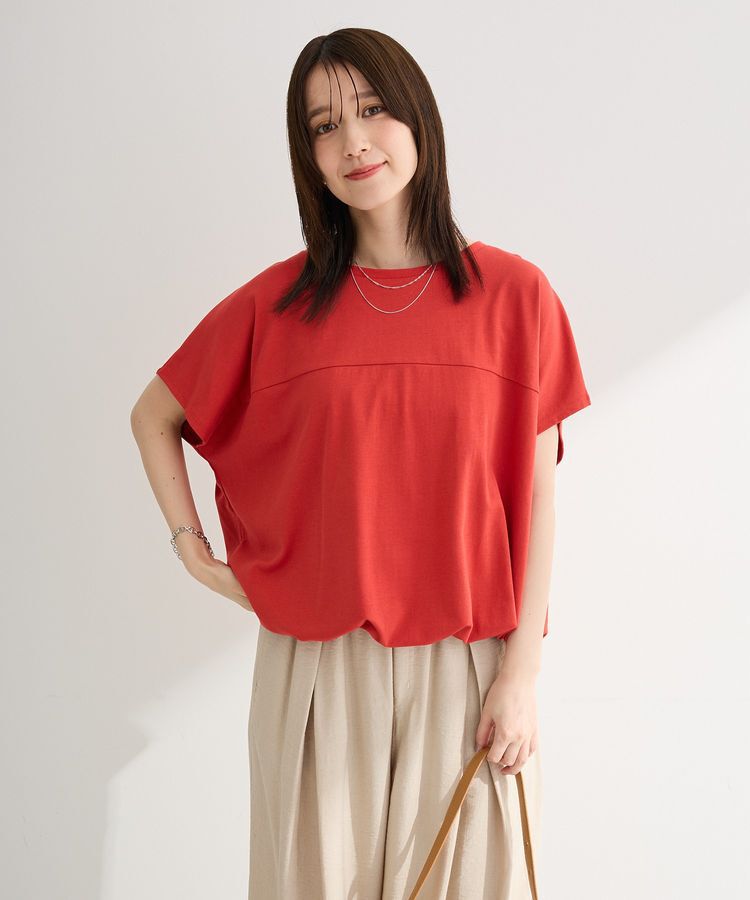Green Parks「【適ON】超冷感ドロストフレンチプルオーバー」|Tシャツ・カットソー|