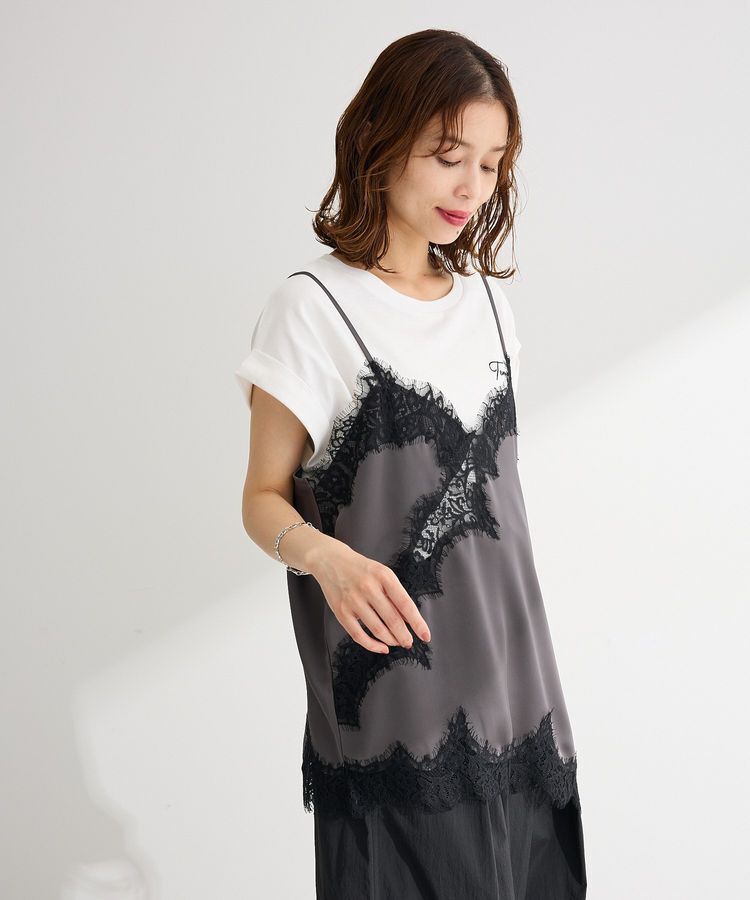 Green Parks「【適ON】汗染み防止フレンチロゴTシャツ」|Tシャツ・カットソー|