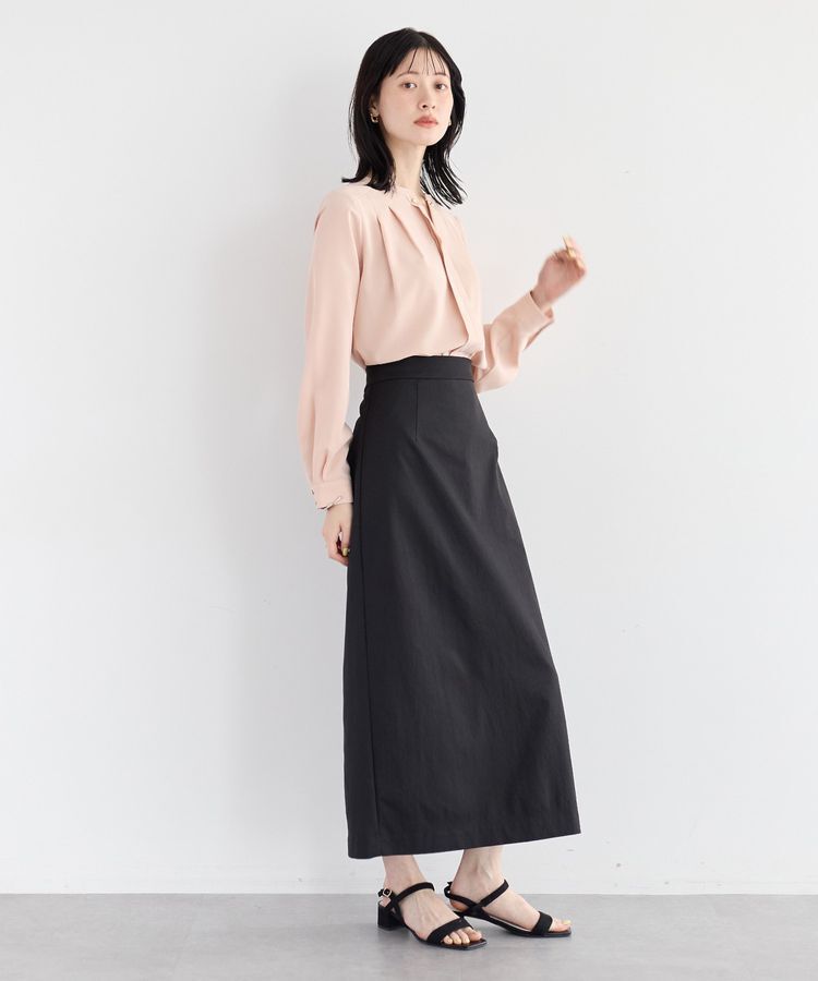 YECCA VECCA「ロングナロースカート」|タイト|
