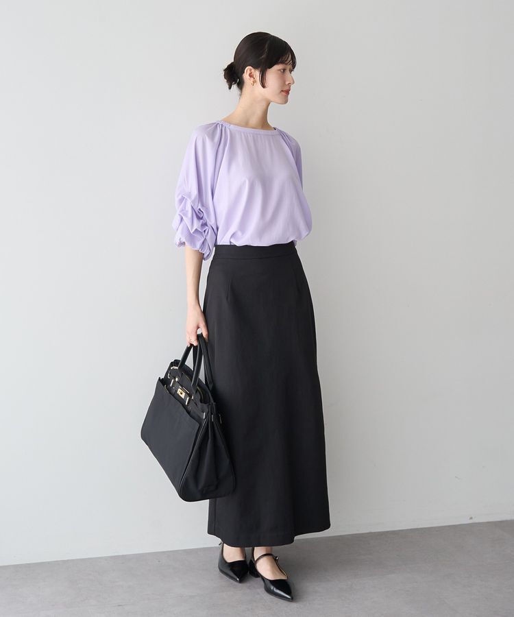 YECCA VECCA「ロングナロースカート」|タイト|