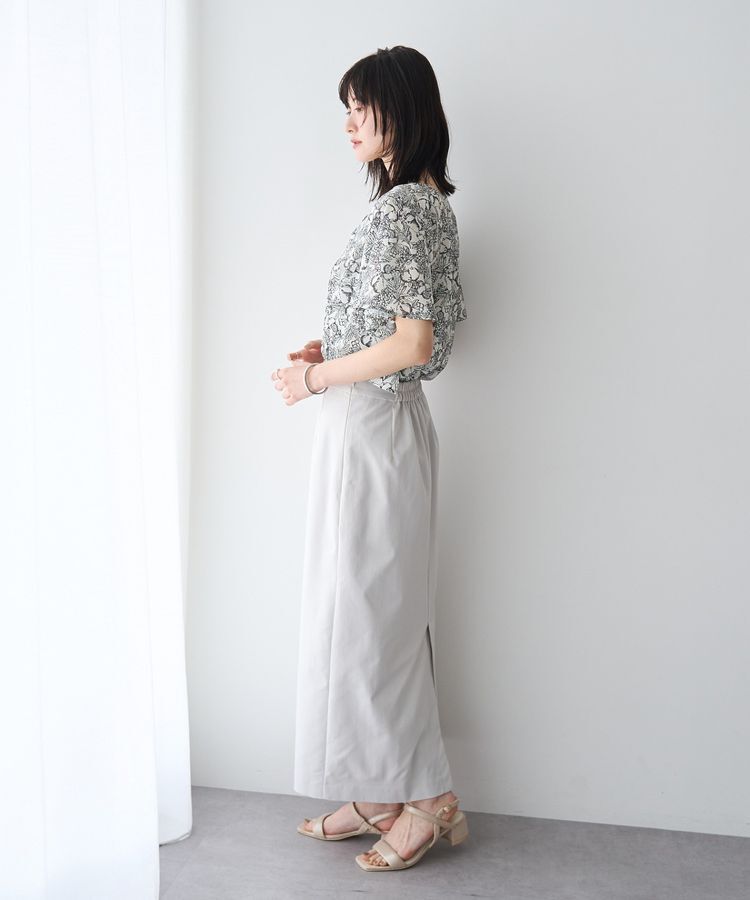YECCA VECCA「ロングナロースカート」|タイト|