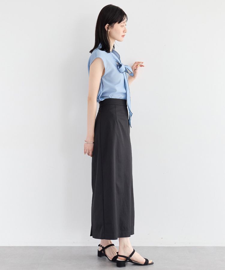 YECCA VECCA「ロングナロースカート」|タイト|