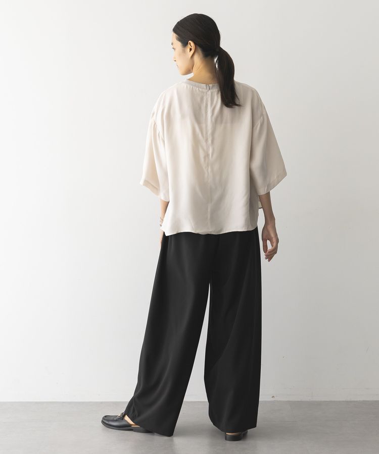 GARAGE OF GOOD CLOTHING「キュプラ混7分袖プルオーバー」|シャツ・ブラウス|
