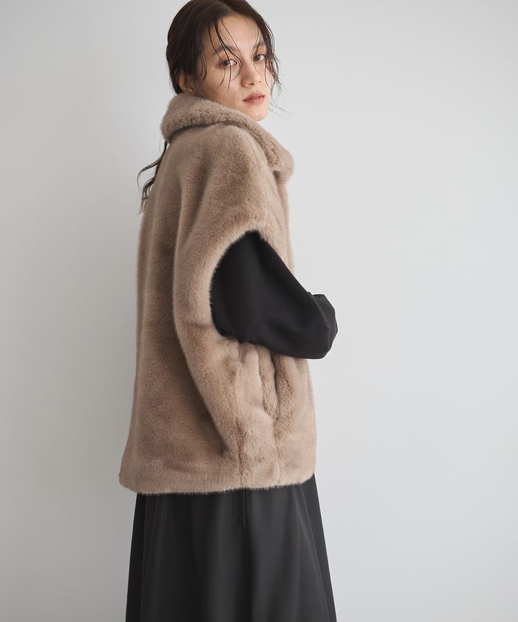 GARAGE OF GOOD CLOTHING「グラデーションファーZIP VEST」|その他|