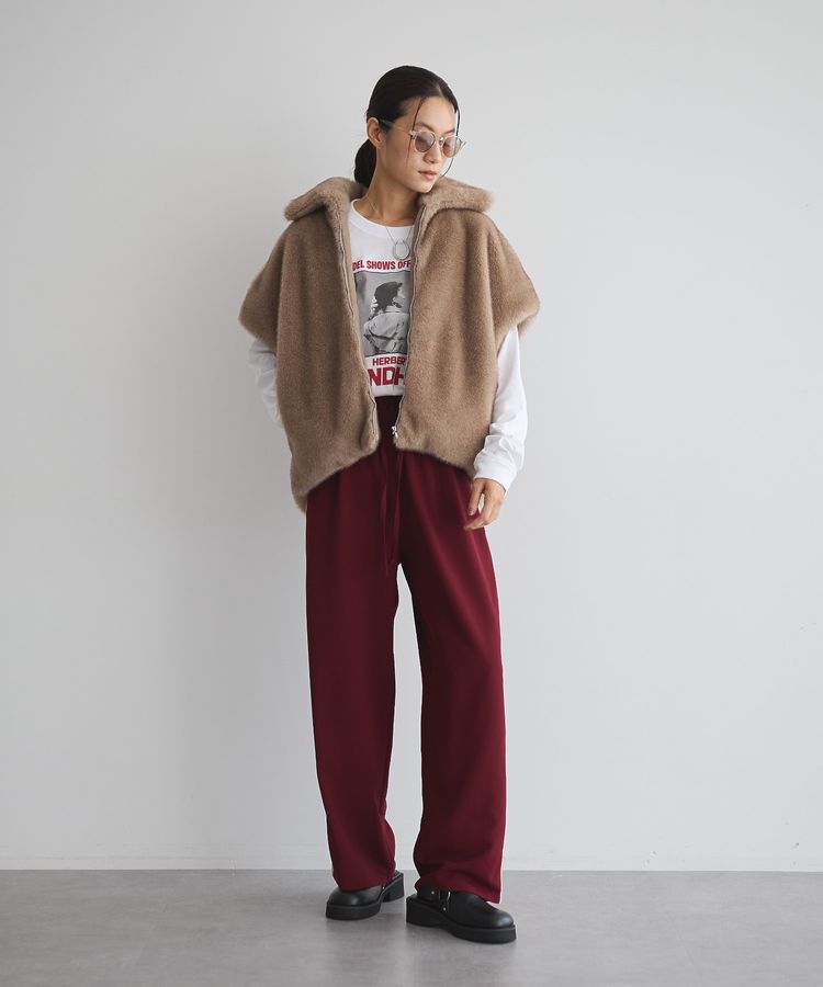 GARAGE OF GOOD CLOTHING「グラデーションファーZIP VEST」|その他|