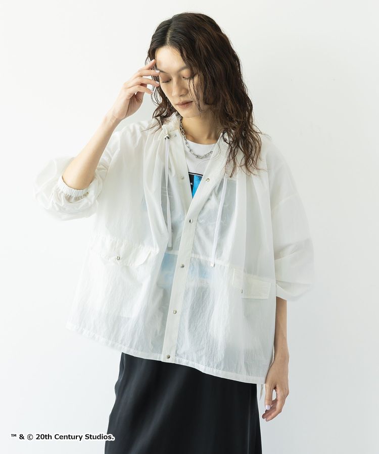 GARAGE OF GOOD CLOTHING「ナイロンギャザーマウンテンブルゾン」|ブルゾン・スタジャン|White