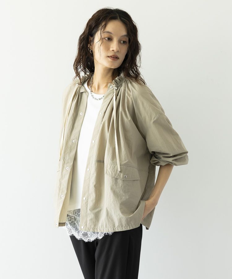 GARAGE OF GOOD CLOTHING「ナイロンギャザーマウンテンブルゾン」|ブルゾン・スタジャン|