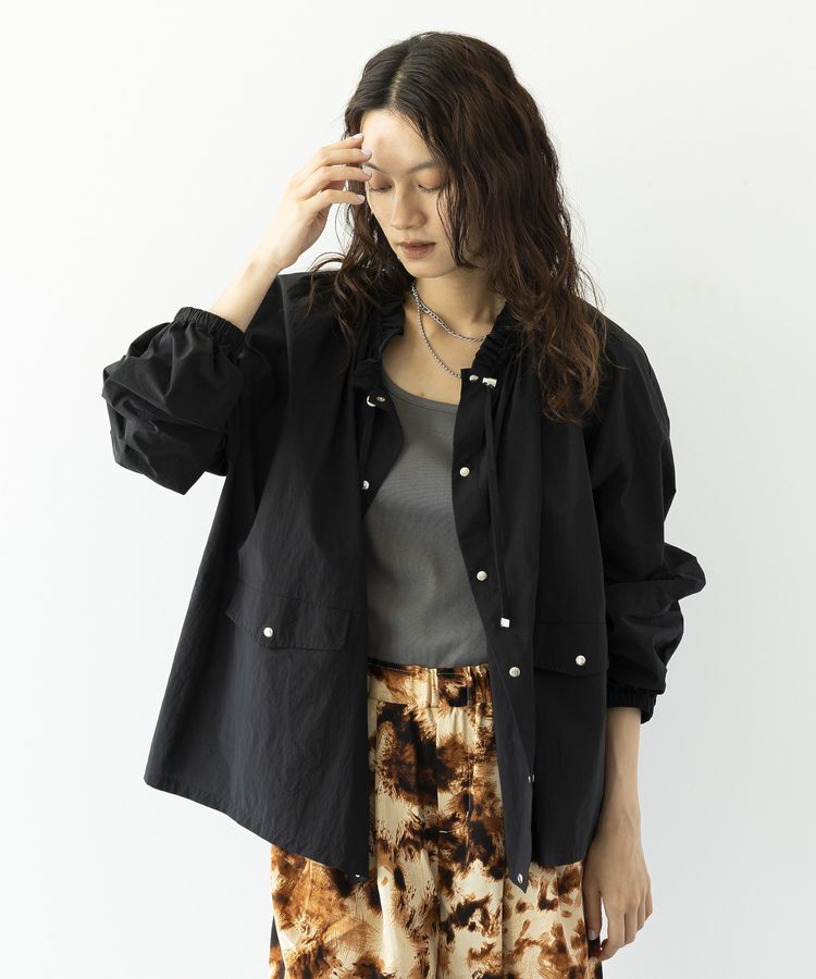 GARAGE OF GOOD CLOTHING「ナイロンギャザーマウンテンブルゾン」|ブルゾン・スタジャン|