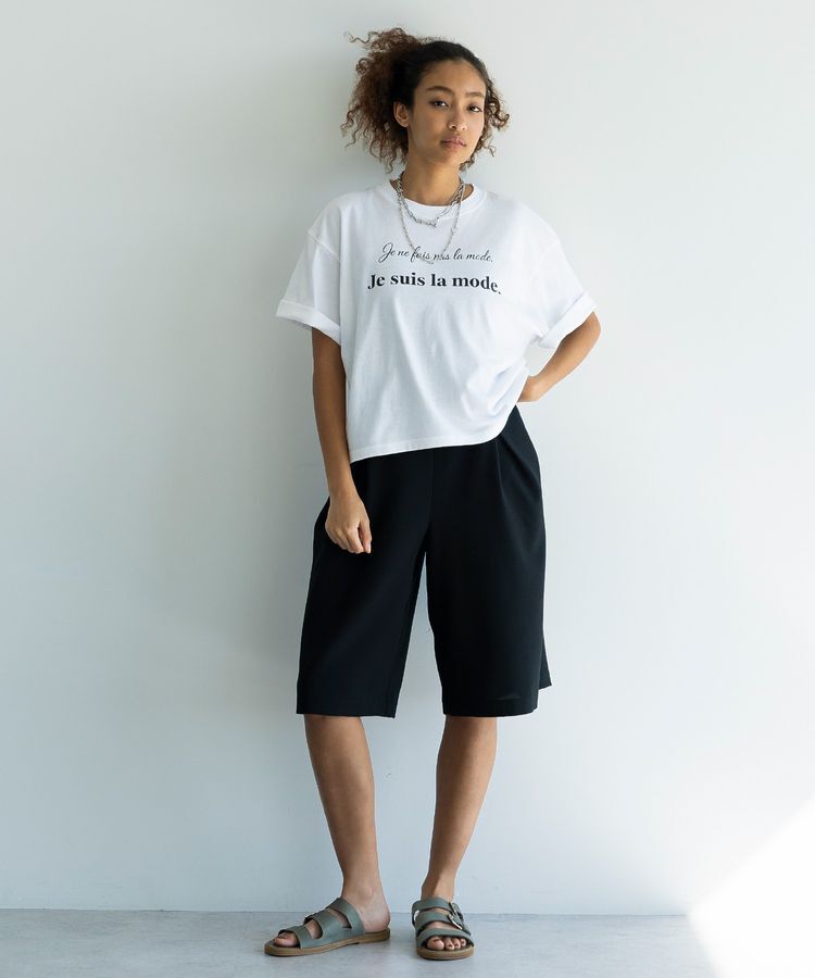 GARAGE OF GOOD CLOTHING「【日本製】綿麻混ショートパンツオールインワン」|オールインワン|