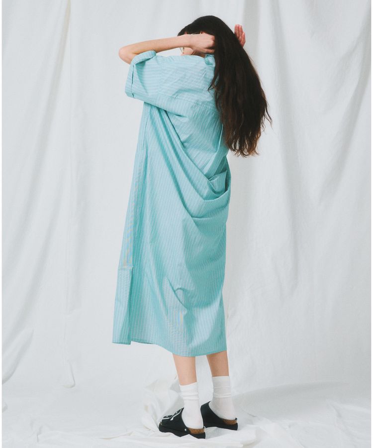 GARAGE OF GOOD CLOTHING「【日本製】ストライプスキッパーワンピース」|ワンピース|