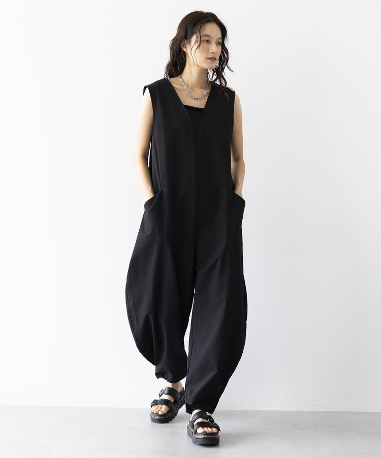 GARAGE OF GOOD CLOTHING「リラックスオールインワン」|オールインワン|Black