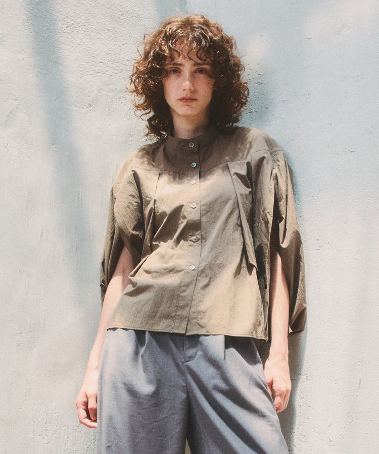 GARAGE OF GOOD CLOTHING「ケープライクバックバルーンブラウス」|シャツ・ブラウス|