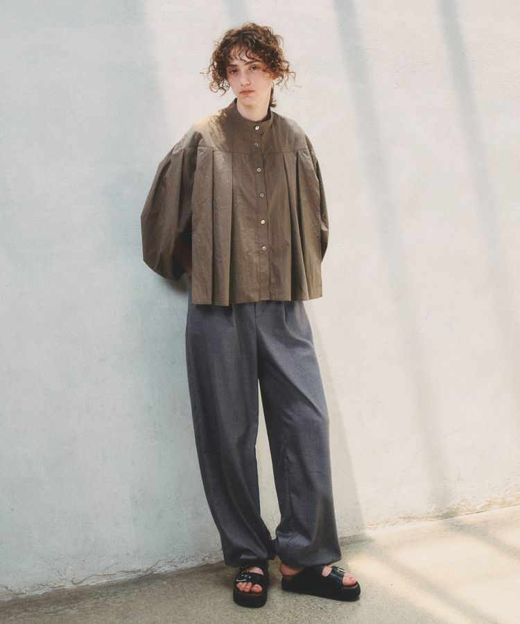 GARAGE OF GOOD CLOTHING「ケープライクバックバルーンブラウス」|シャツ・ブラウス|