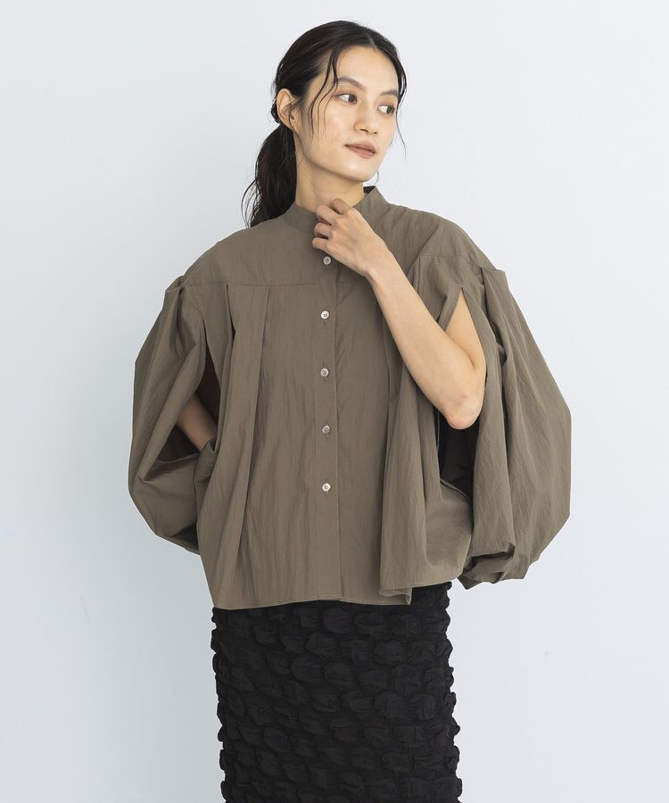 GARAGE OF GOOD CLOTHING「ケープライクバックバルーンブラウス」|シャツ・ブラウス|