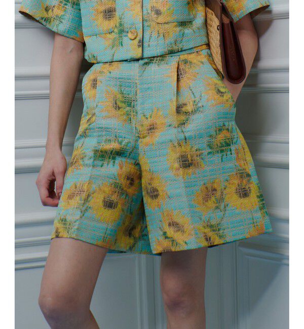 LOULOU WILLOUGHBY「サンフラワーJQショートパンツ」|その他|