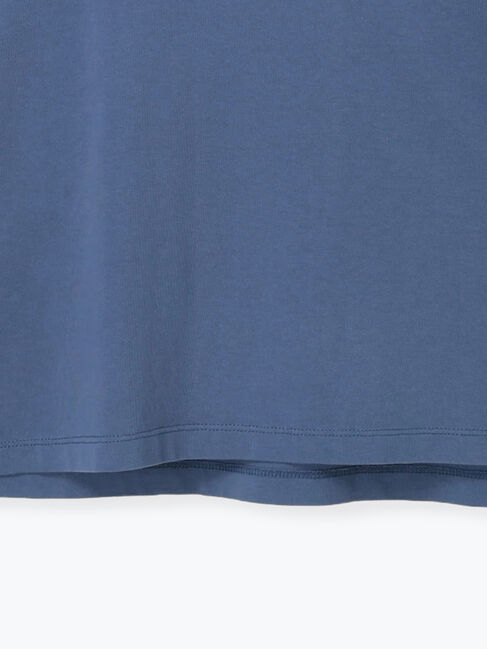 Samansa Mos2「バイオ加工ロゴプリントワイドTシャツ」|Tシャツ・カットソー|