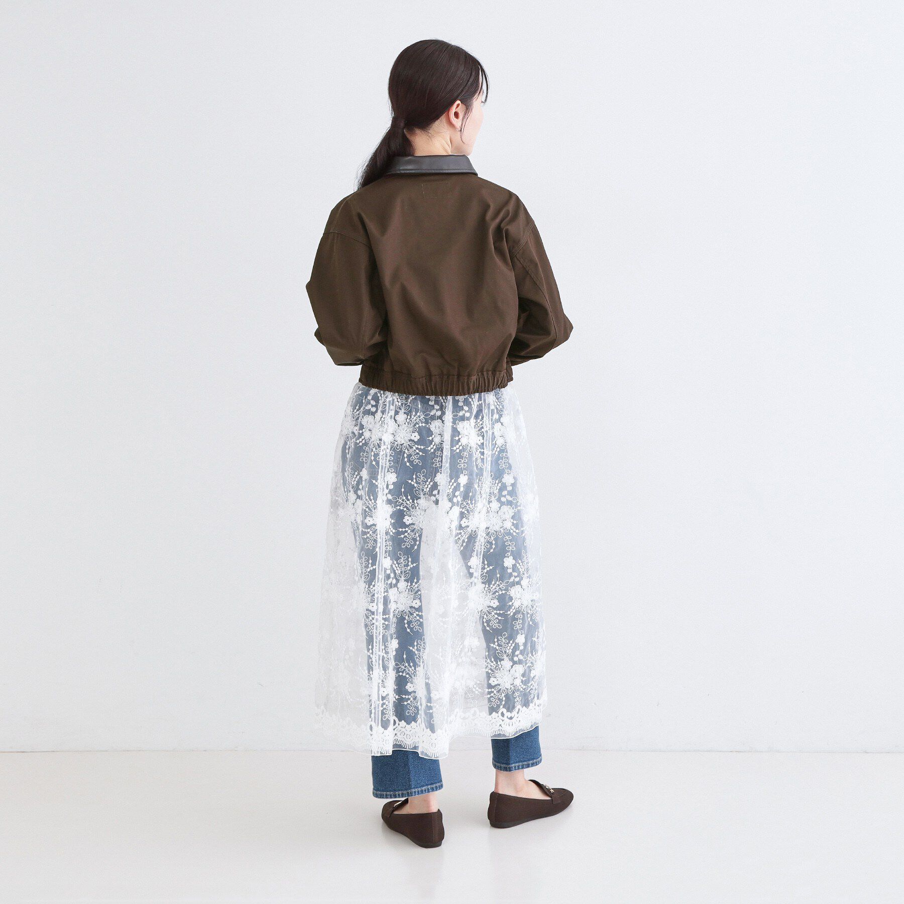 OPAQUE.CLIP「【Dickies(R)&times;OPAQUE.CLIP】ステンカラーブルゾン」|ブルゾン・スタジャン|