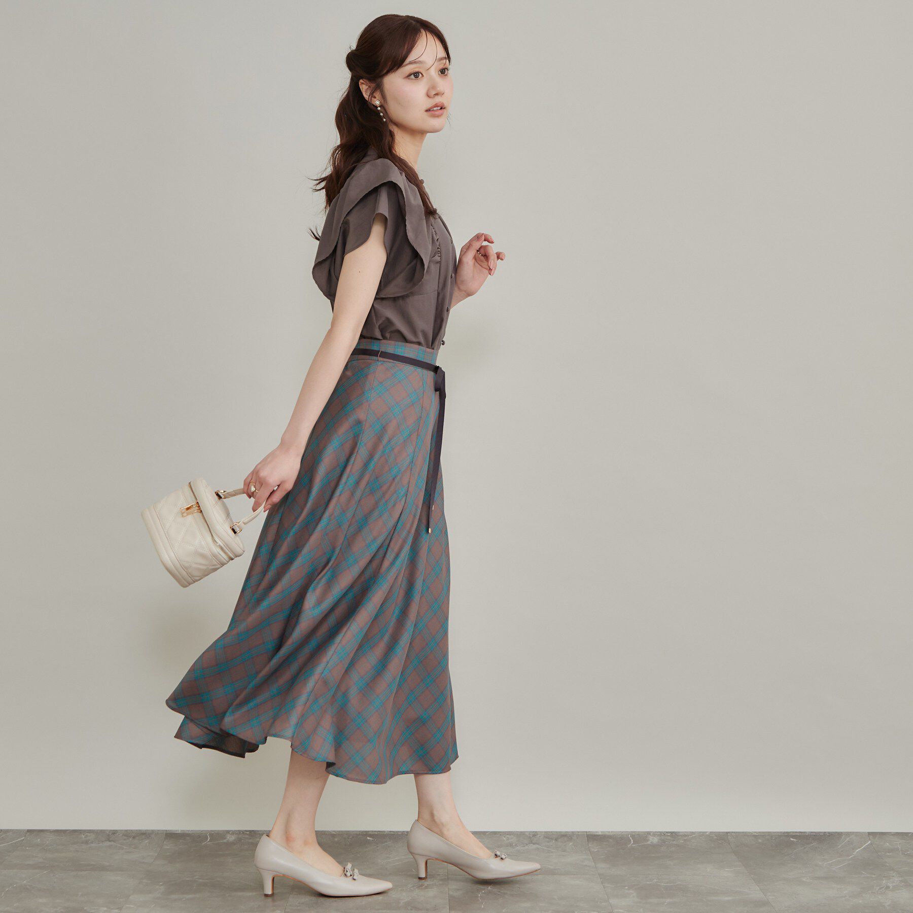 Couture broach「【さらっと軽い】ラッフルスリーブ ブラウス【洗濯機可】」|シャツ・ブラウス|