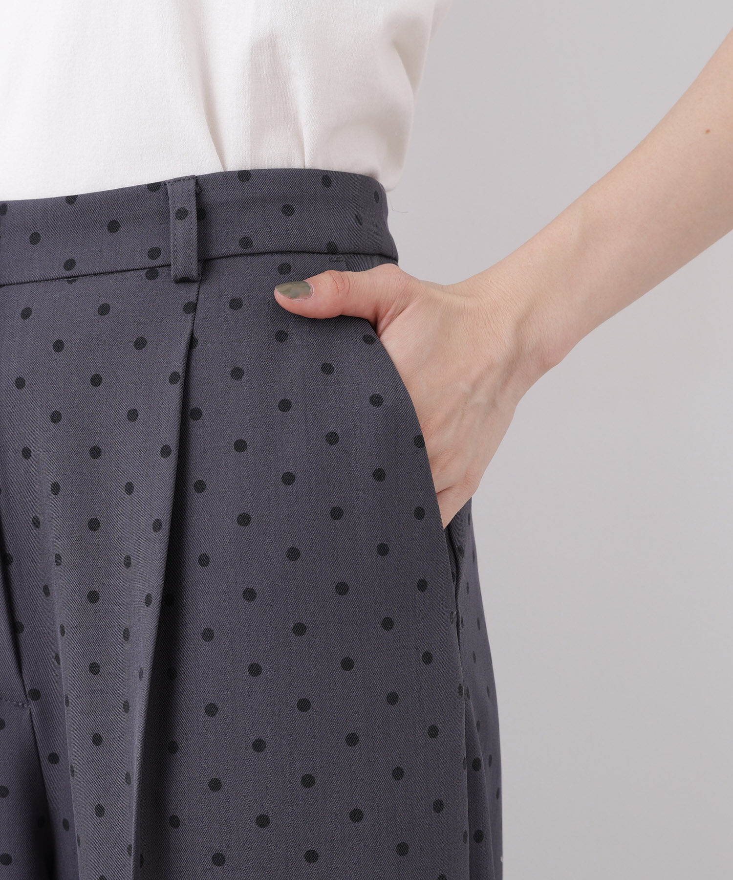  「〈N.〉ドットプリントパンツ」|その他|