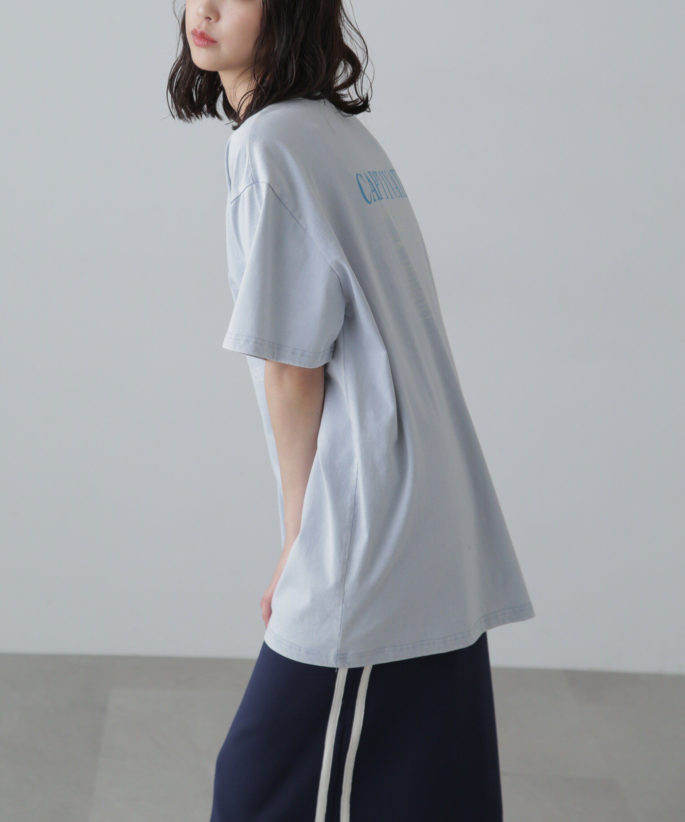  「ヴィンテージライクプリントTシャツ」|Tシャツ・カットソー|
