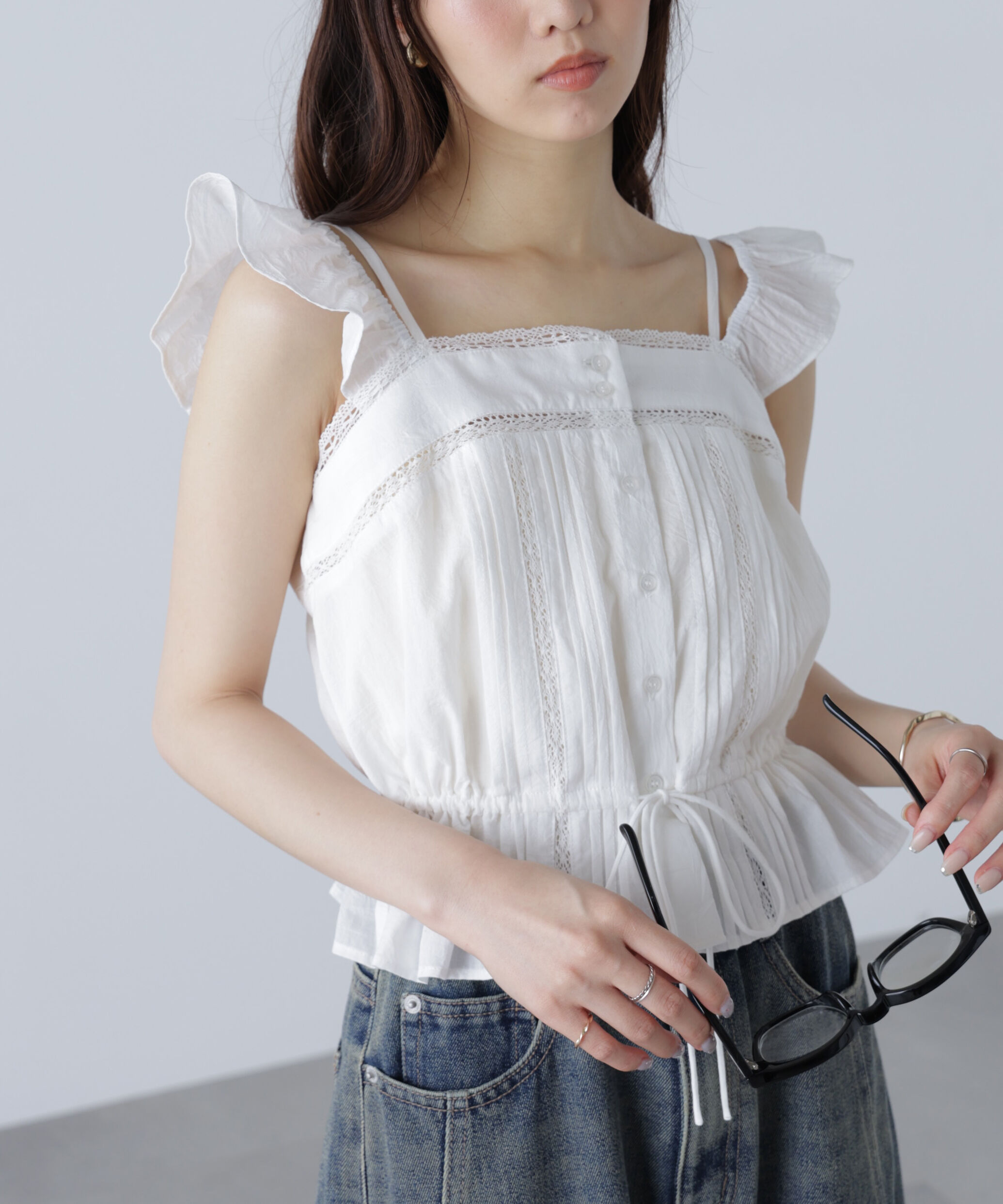  「2wayオフショルキャミブラウス」|シャツ・ブラウス|