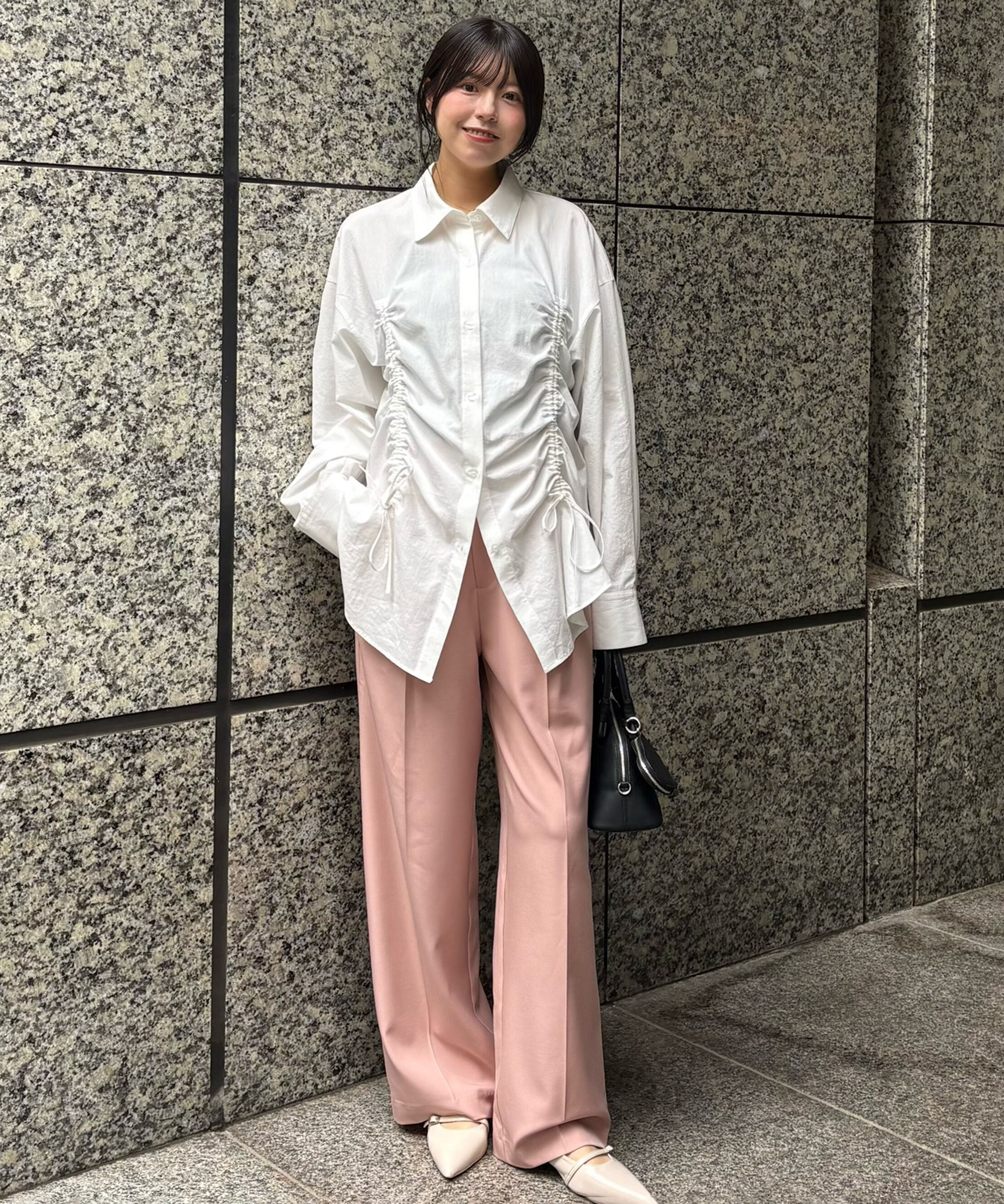  「ﾜﾝﾀｯｸﾜｲﾄﾞﾊﾟﾝﾂ[切らずに履ける身長別ｻｲｽﾞ/低身長/高身 」|その他|