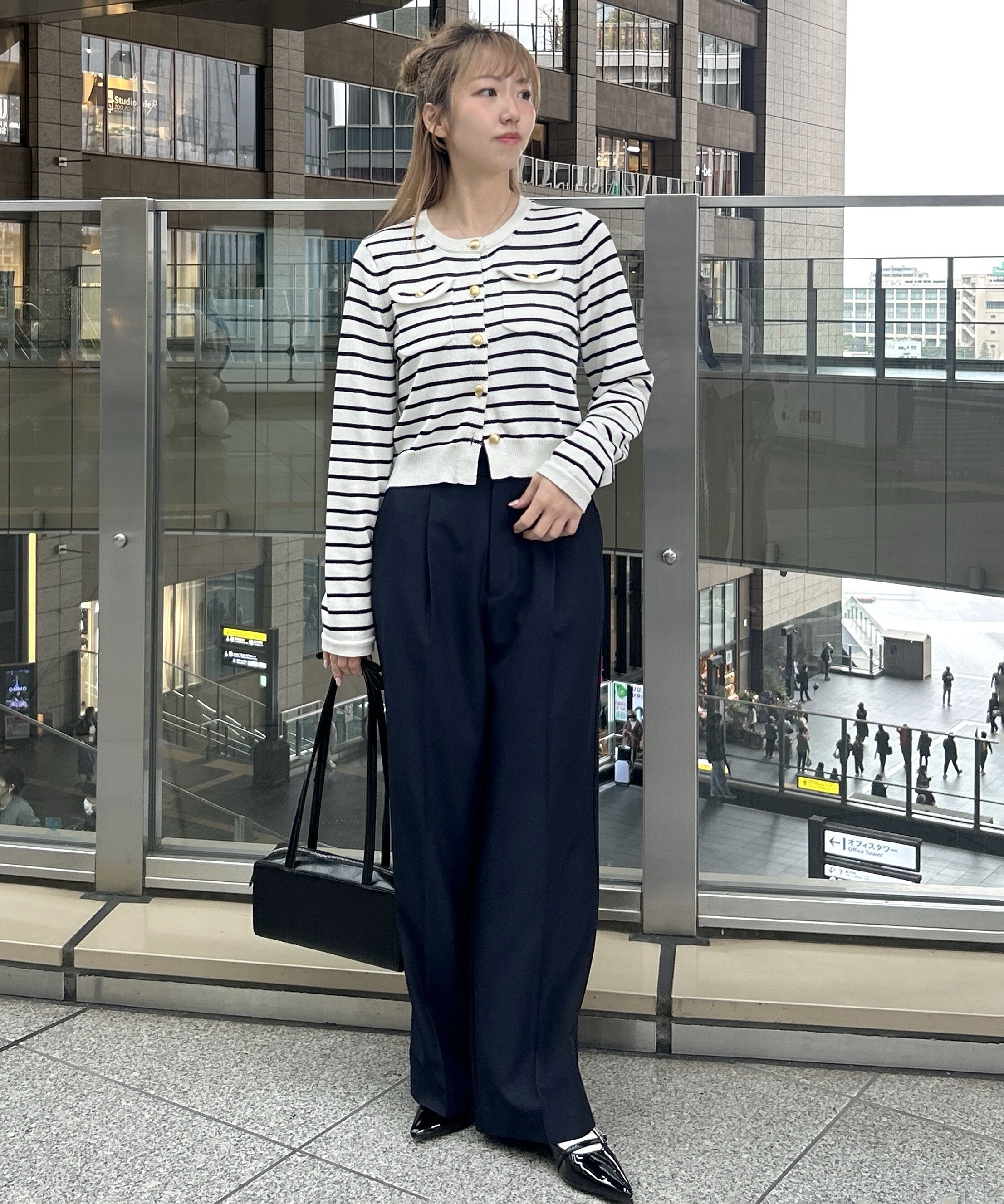  「ﾜﾝﾀｯｸﾜｲﾄﾞﾊﾟﾝﾂ[切らずに履ける身長別ｻｲｽﾞ/低身長/高身 」|その他|