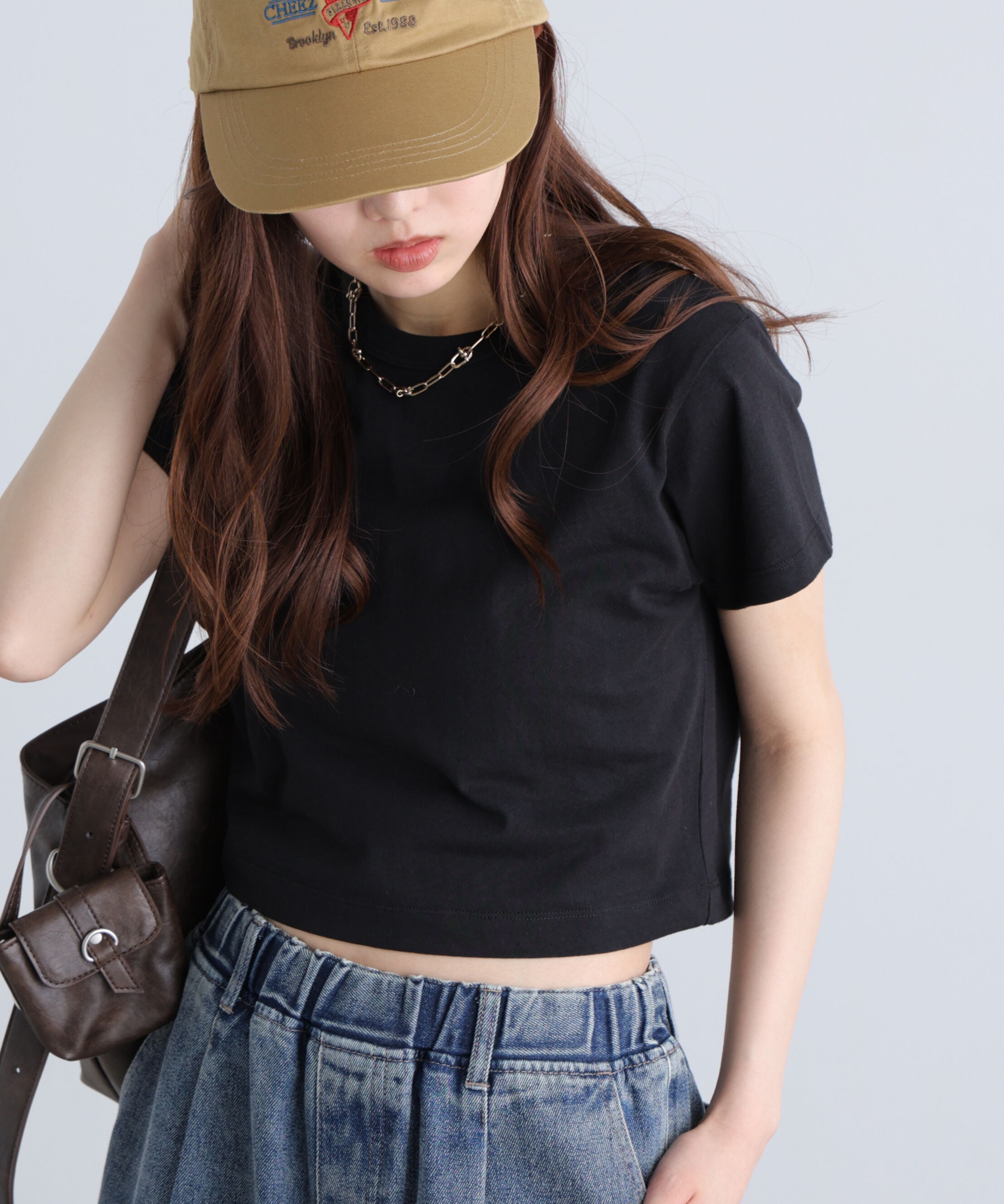  「USAコットンクルーネックTシャツ」|Tシャツ・カットソー|