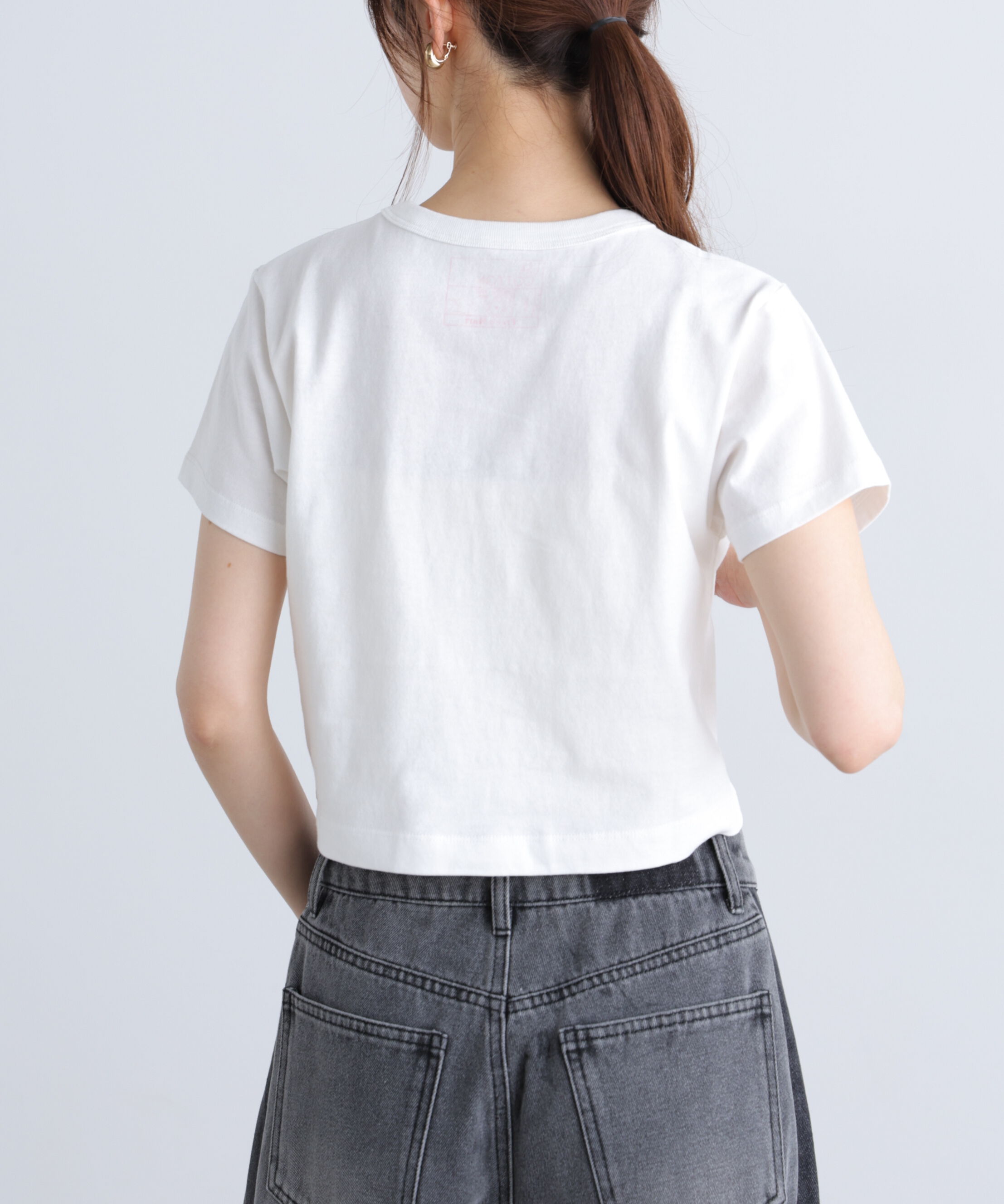  「USAコットンクルーネックTシャツ」|Tシャツ・カットソー|