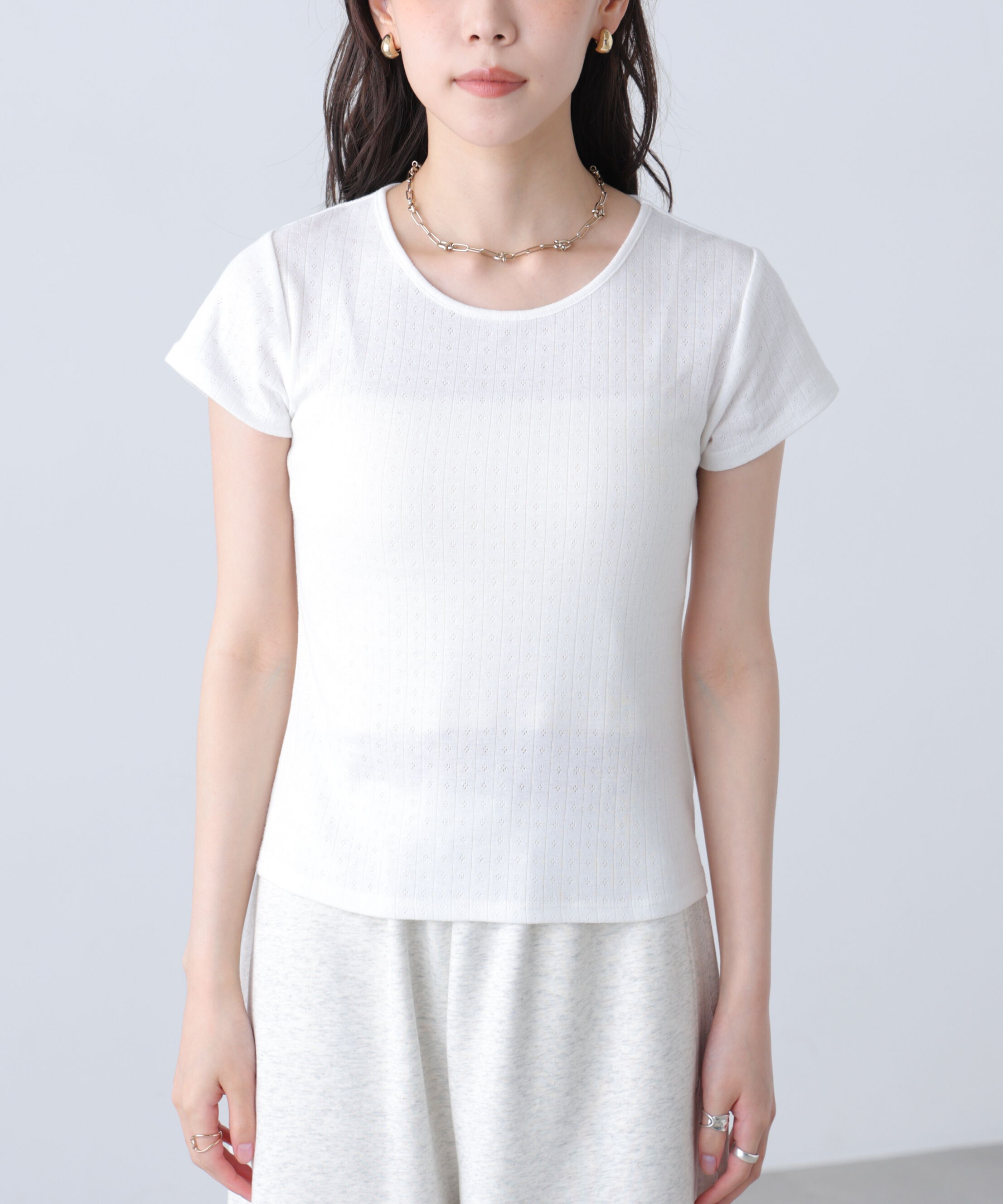  「針抜きテレコTシャツ&times;アソートキャミセット」|Tシャツ・カットソー|
