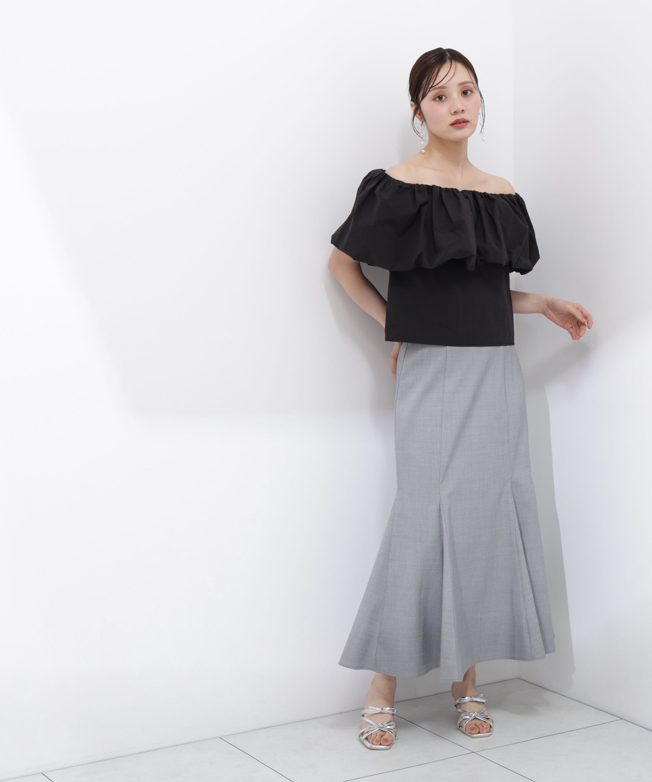 PROPORTION BODY DRESSING「＜青島心さん着用＞ハイウエストマーメイドスカート」|スカート|
