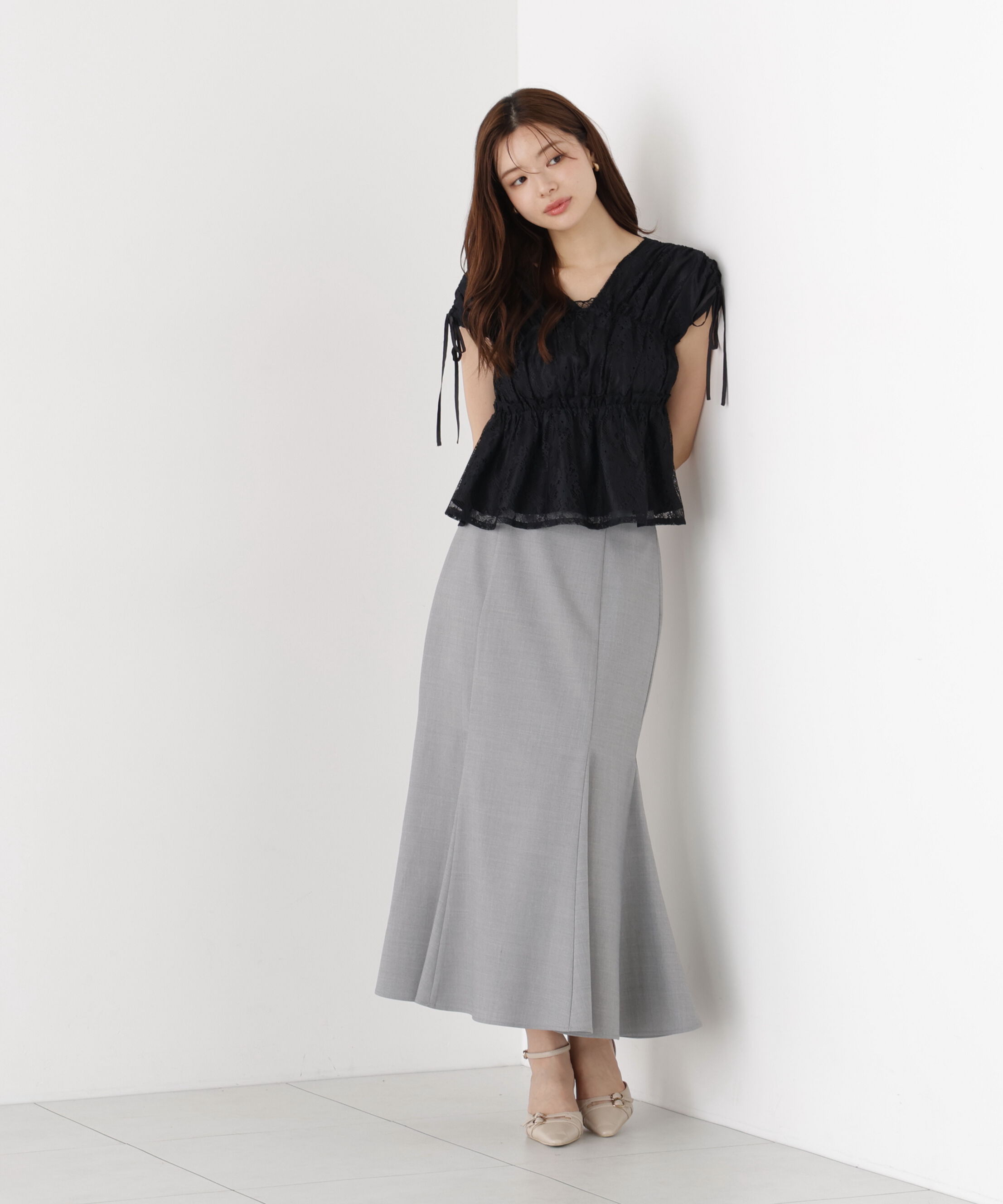 PROPORTION BODY DRESSING「＜青島心さん着用＞ハイウエストマーメイドスカート」|スカート|