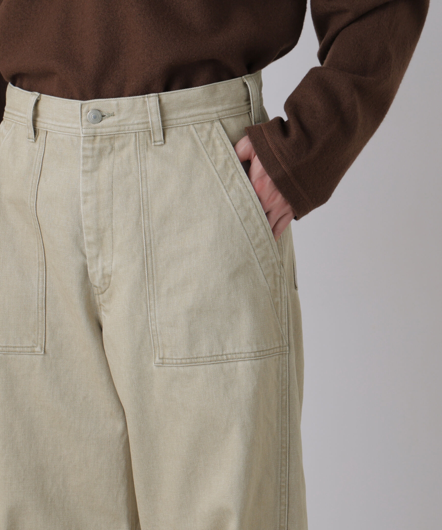 YLEVE 「YLEVE / SUN-FADED COTTON TWILL PANTS」|その他|