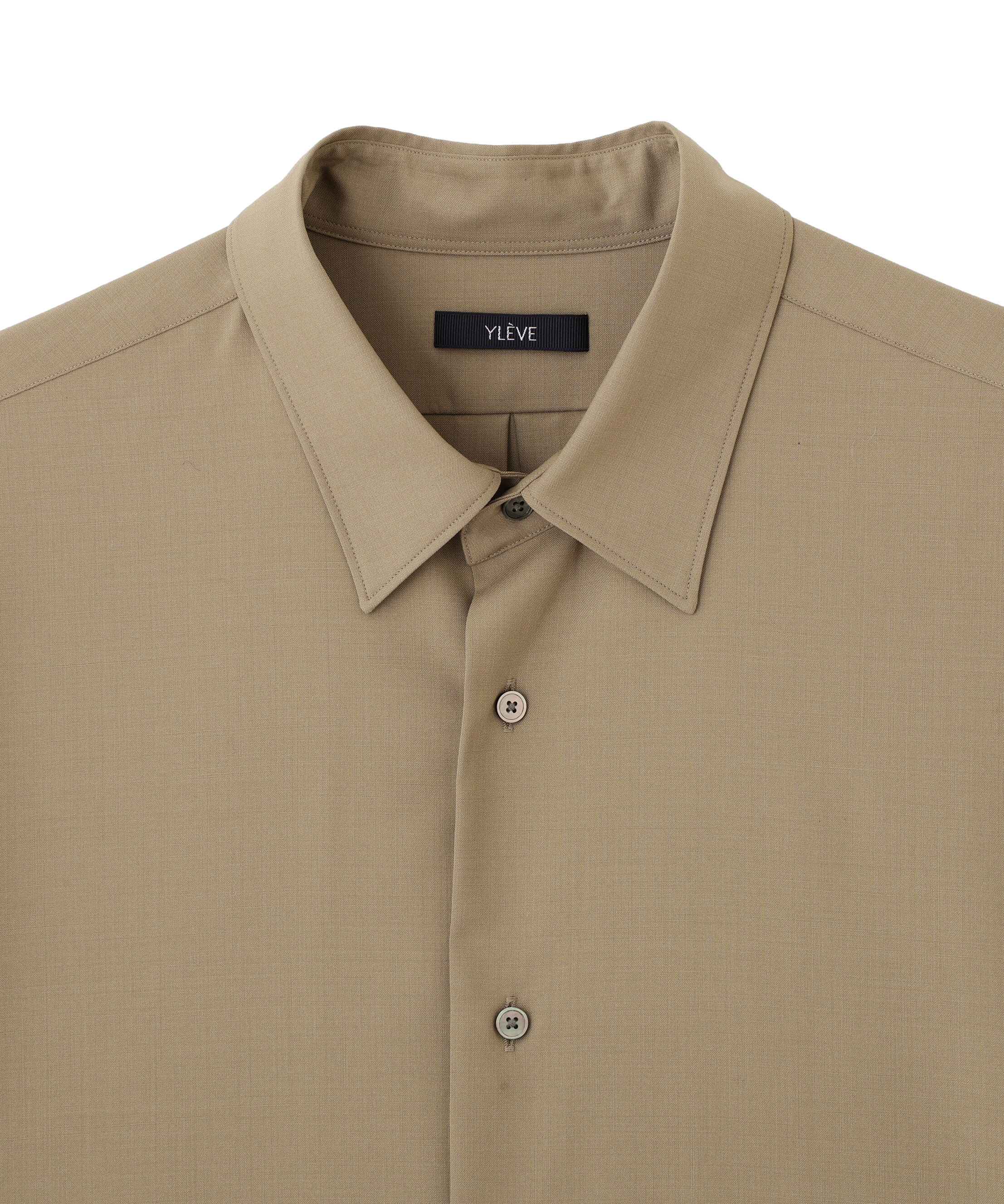 YLEVE 「YLEVE / SUPER140's WOOL TROPICAL SHIRT」|シャツ・ブラウス|