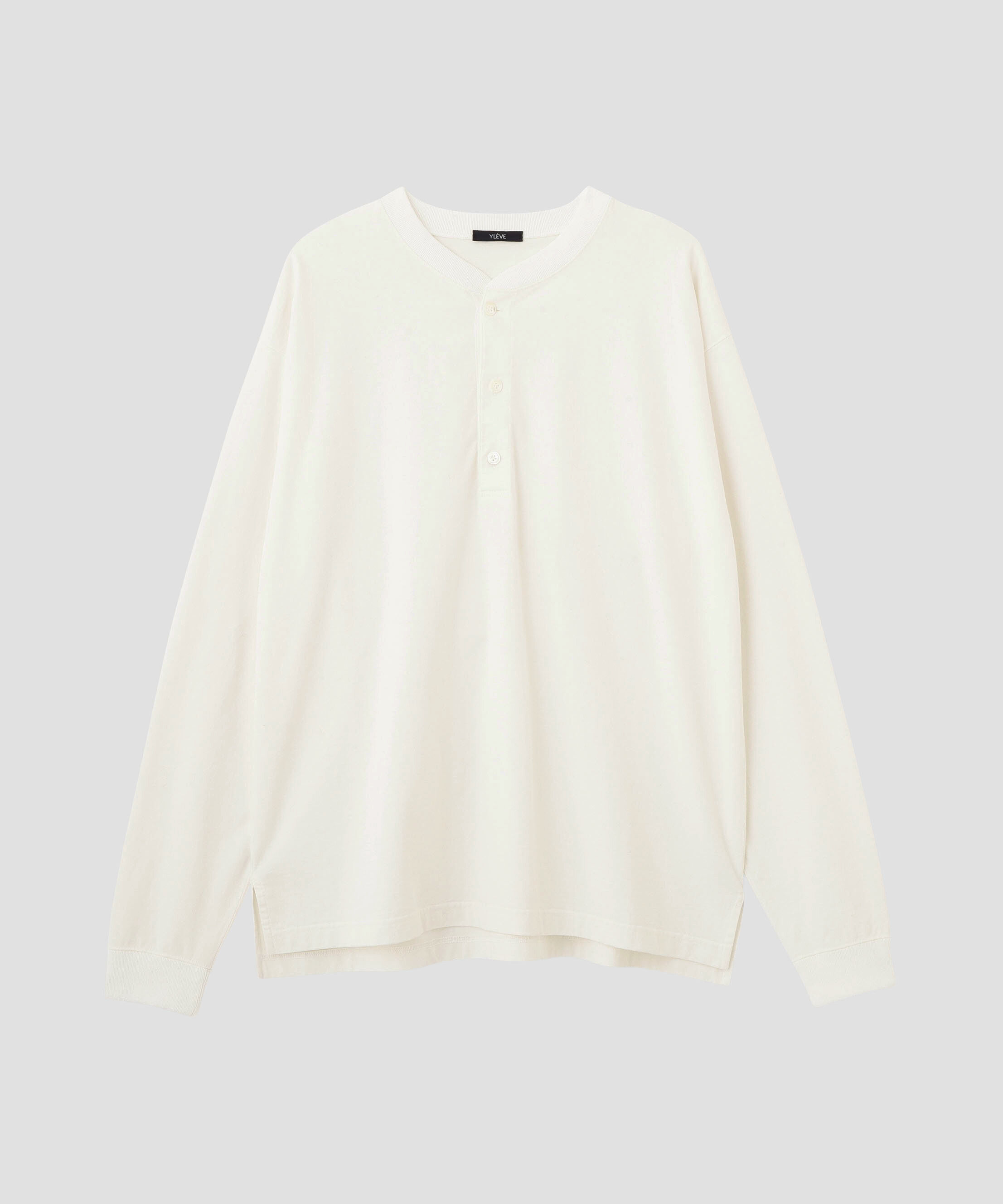 YLEVE 「YLEVE / PIGMENT DYED COTTON HENRY NECK LONG-SLEEVE T」|Tシャツ・カットソー|