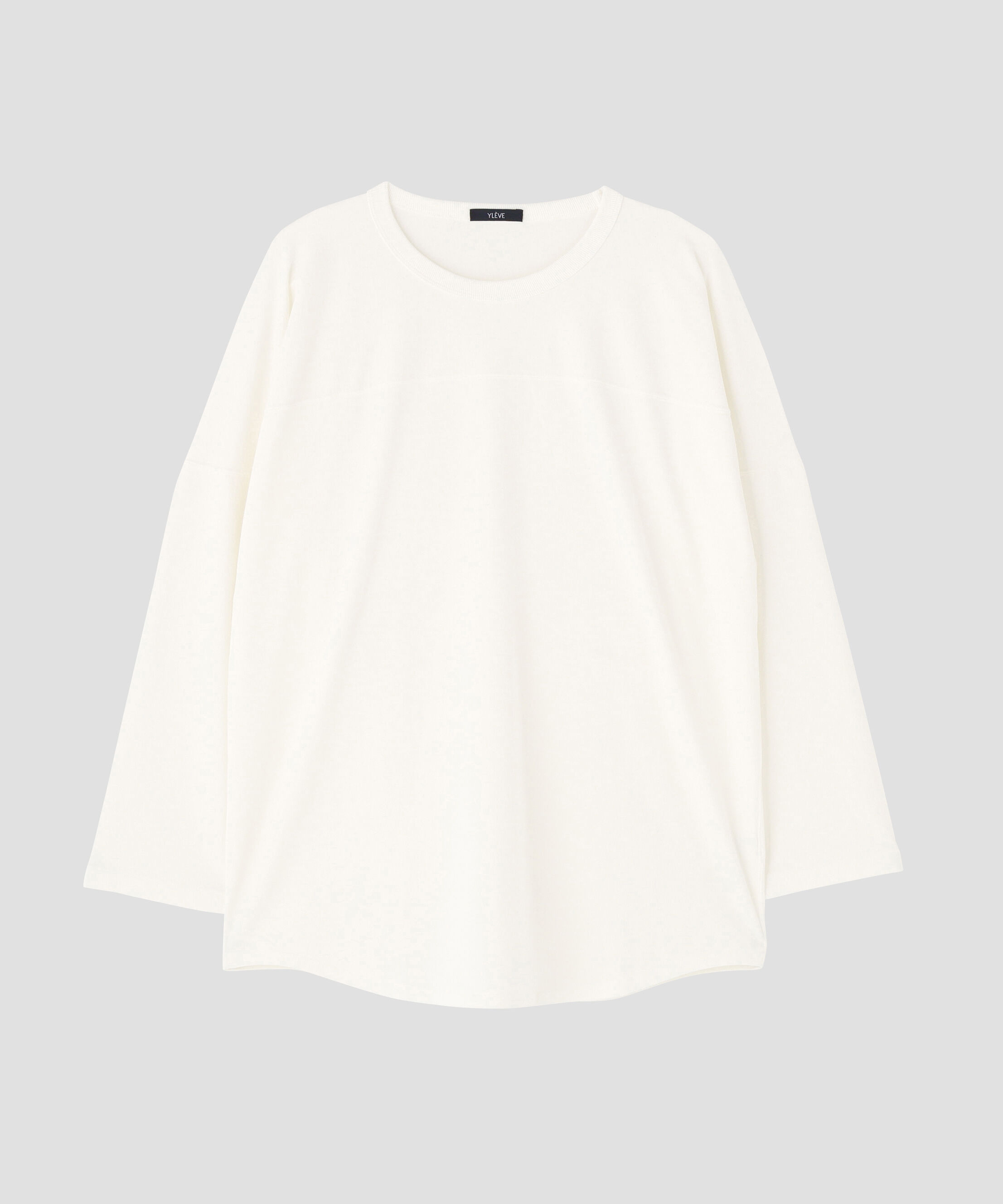 YLEVE 「YLEVE / PIGMENT DYED COTTON FOOTBALL T」|Tシャツ・カットソー|WHITE