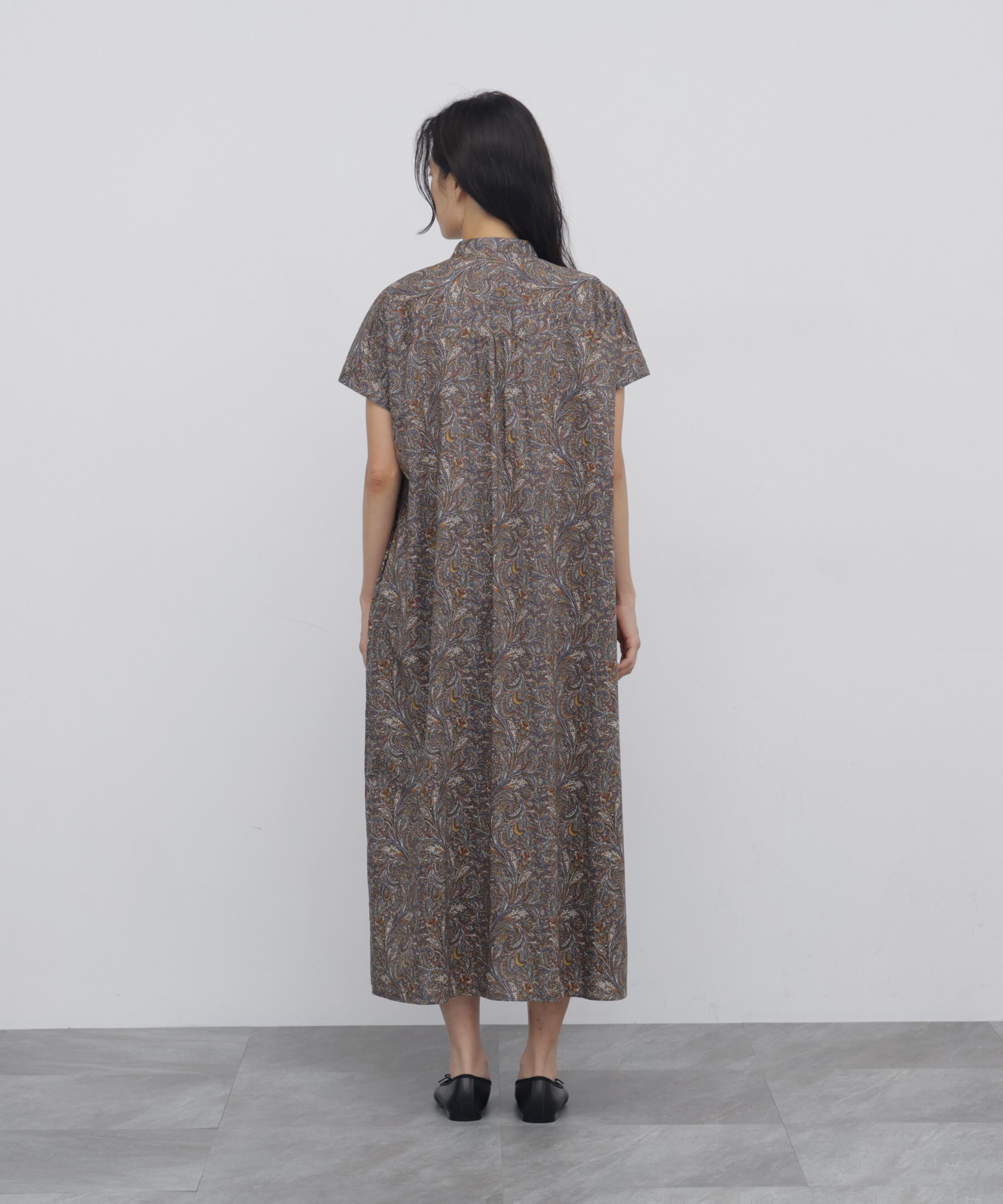  「◆タナローンリバティフレンチスリーブワンピース」|ワンピース|