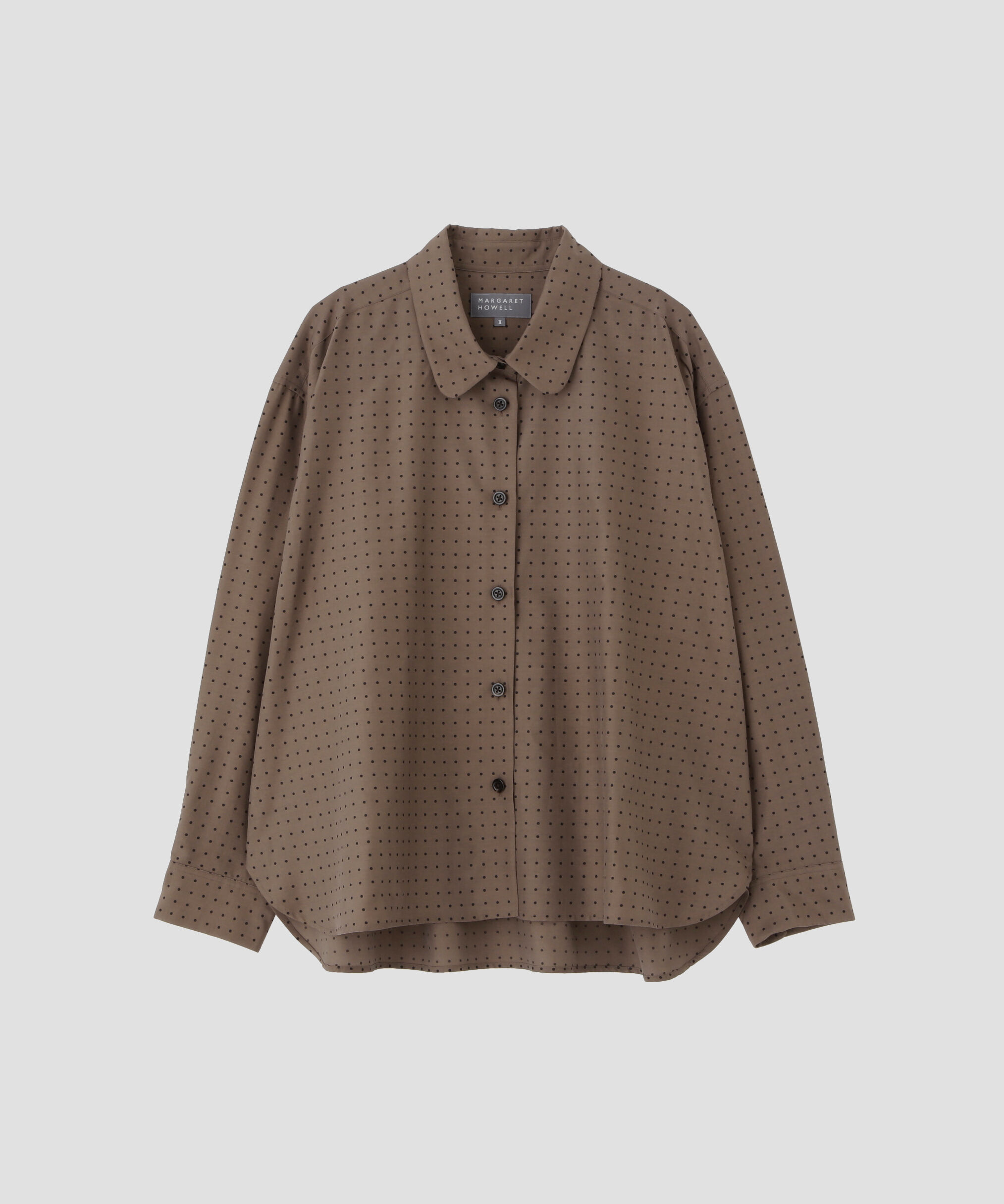  「SPOT PRINT COTTON SILK SHIRT」|シャツ・ブラウス|