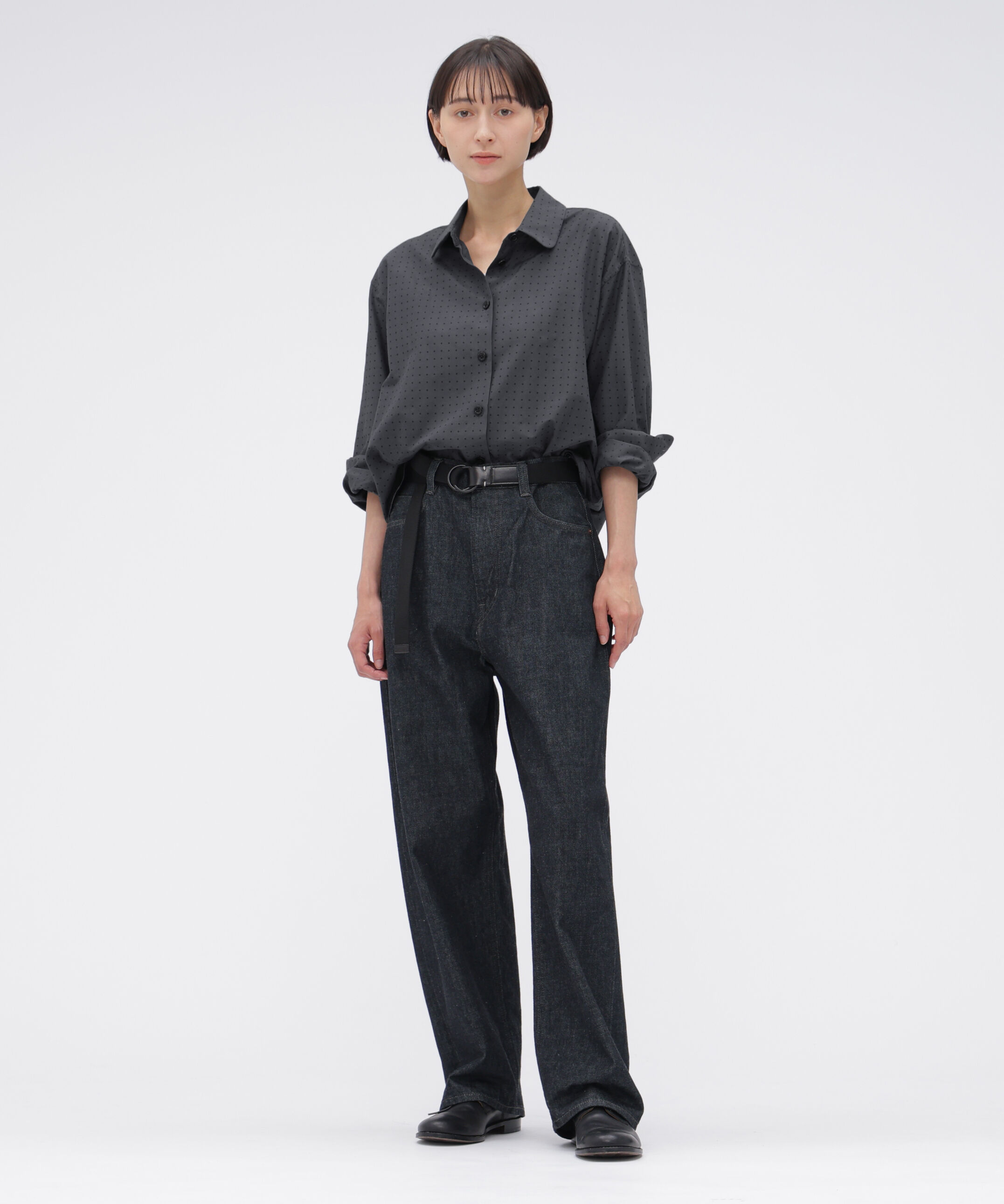  「SPOT PRINT COTTON SILK SHIRT」|シャツ・ブラウス|