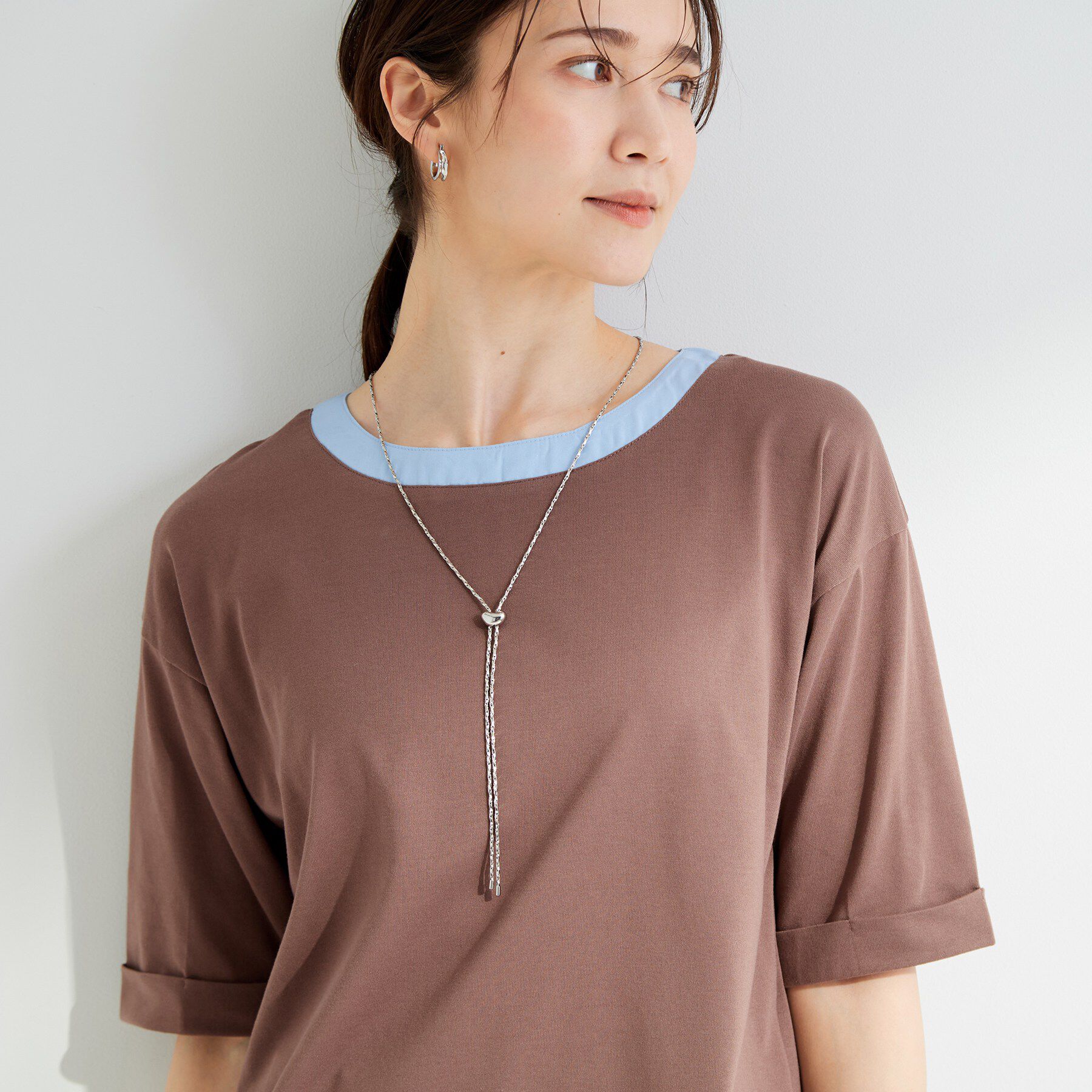 SHOO･LA･RUE「ゴージャスチェーンループタイネックレス」|ネックレス|