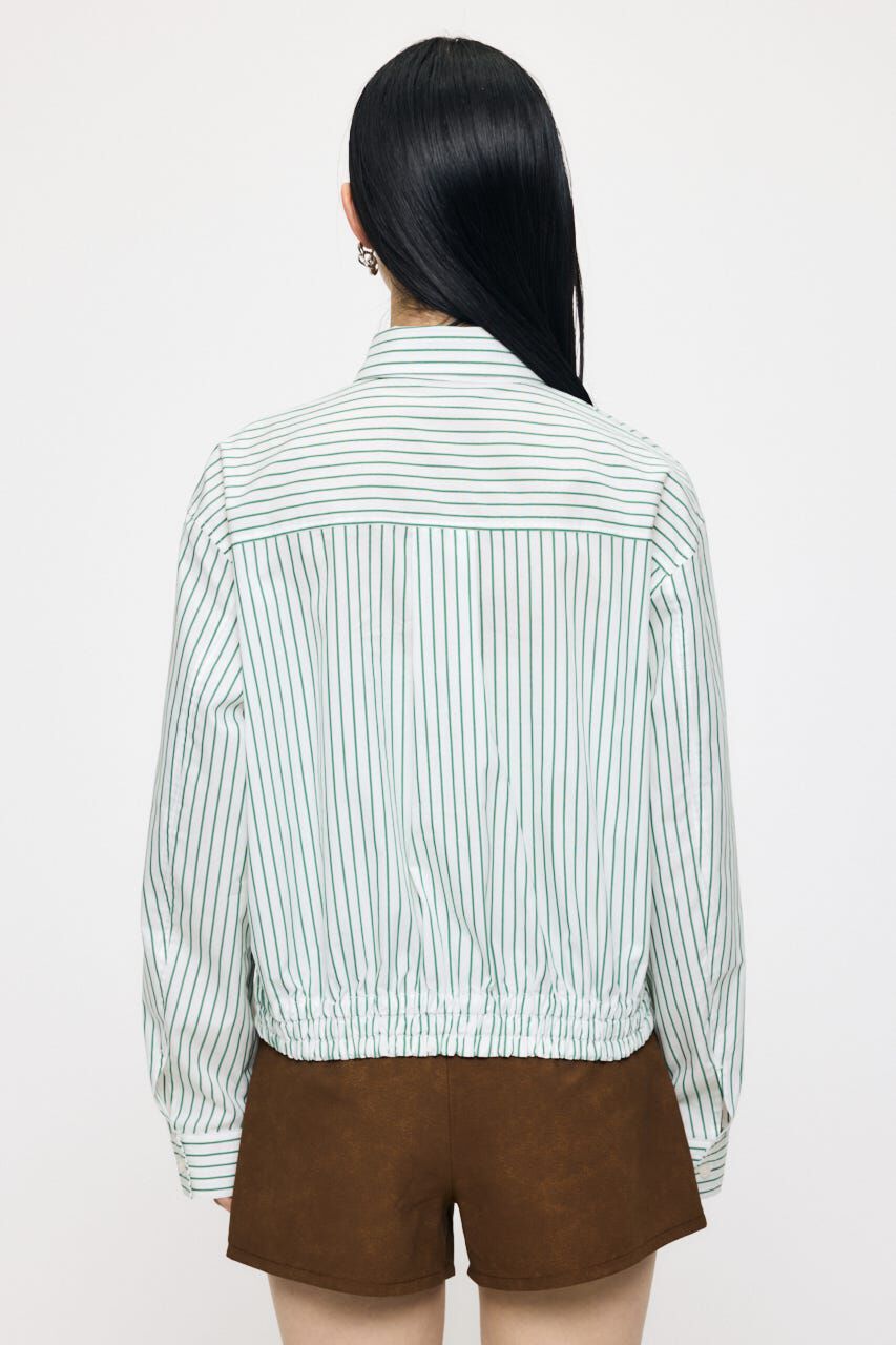 MOUSSY「BUTTON DOWN SHIRT ブルゾン」|シャツ・ブラウス|