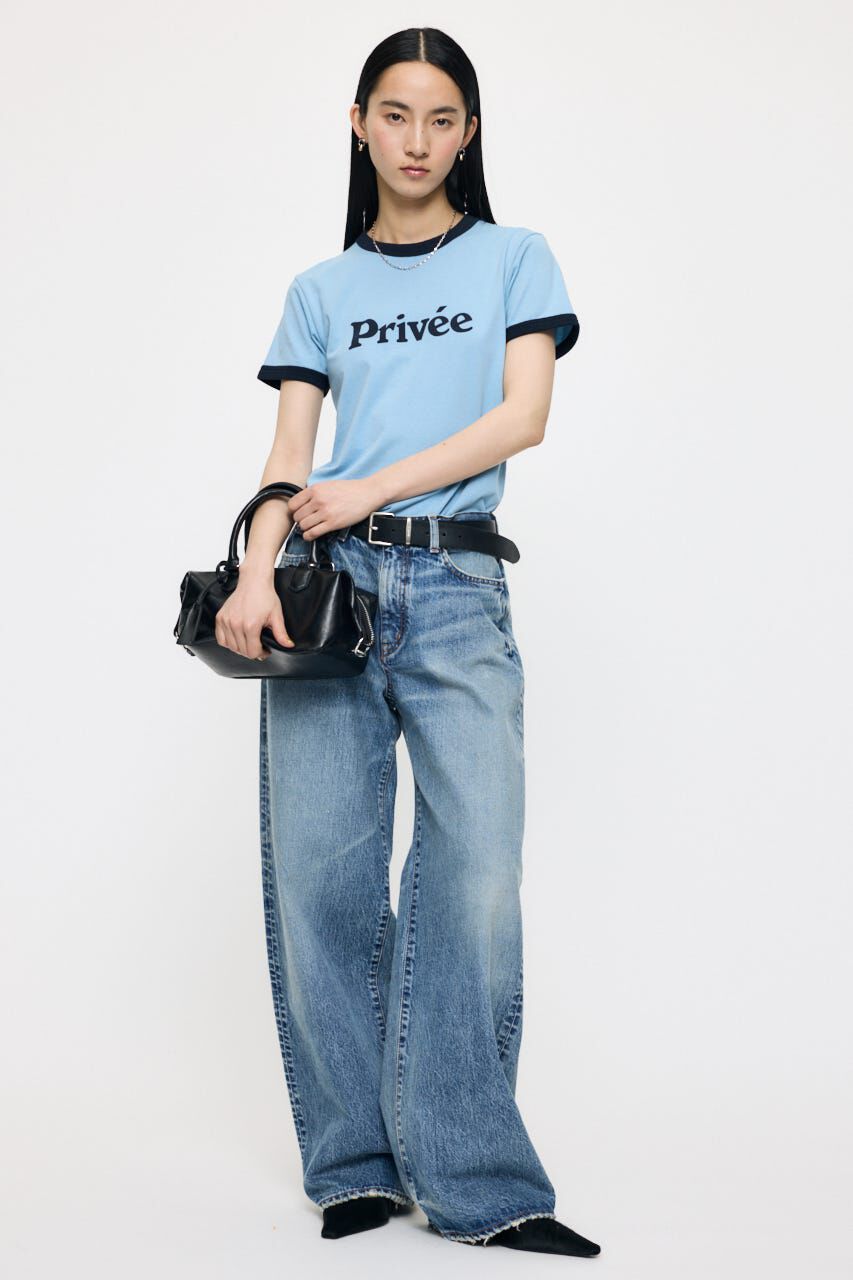 MOUSSY「PRIVEE RINGER Tシャツ」|Tシャツ・カットソー|