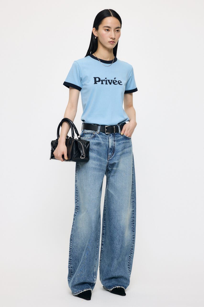 MOUSSY「PRIVEE RINGER Tシャツ」|Tシャツ・カットソー|